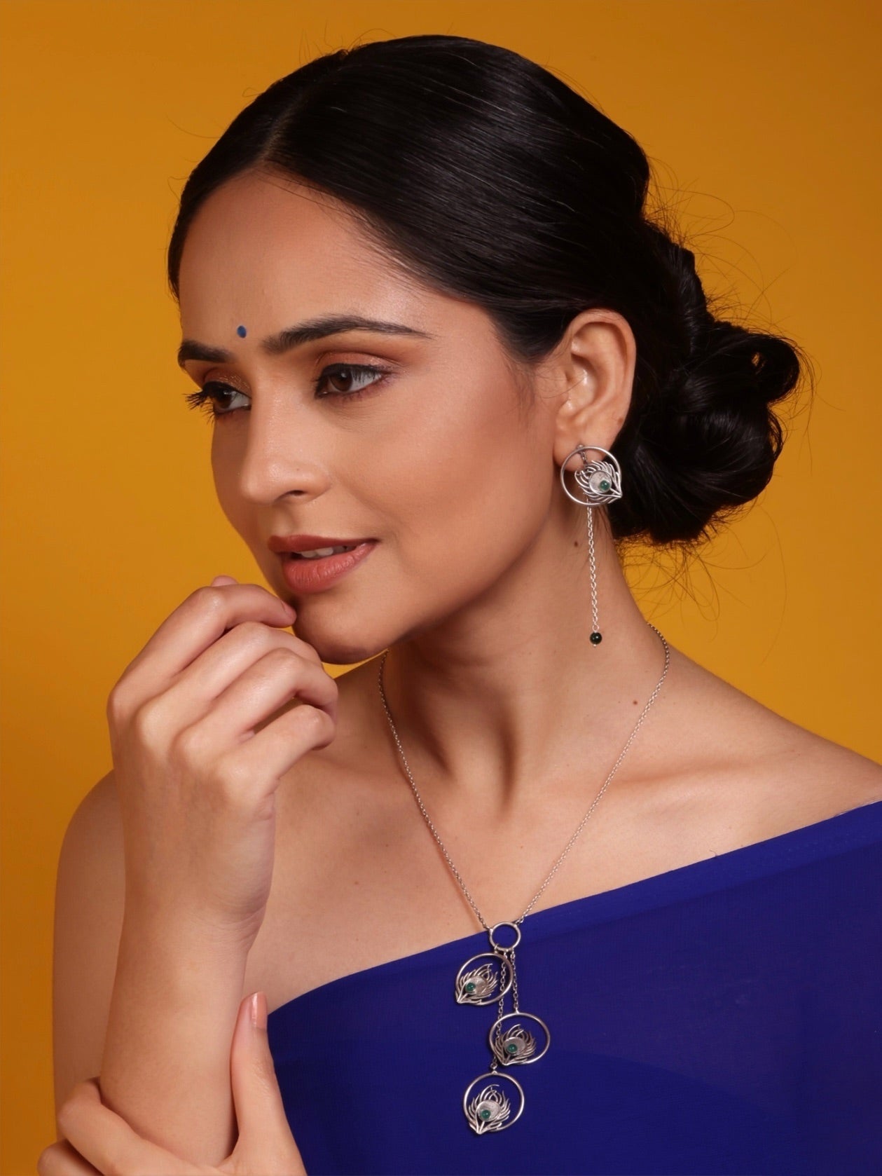 Sudarshan Plume Necklace