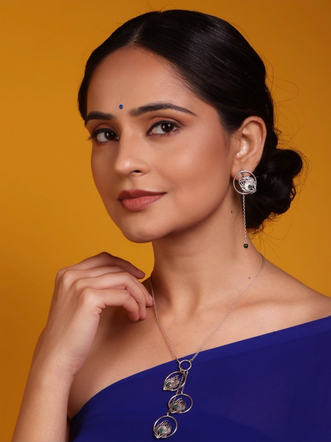 Sudarshan Plume Earrings