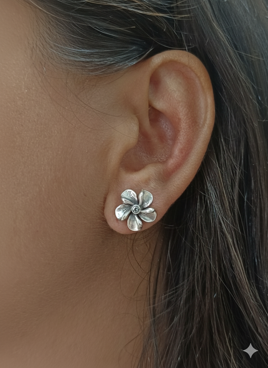 Frangipani Bloom Ear Studs