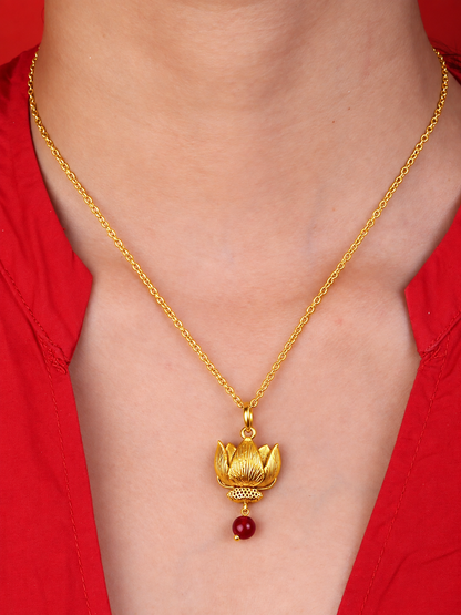 Baobab Necklace Gold Plated