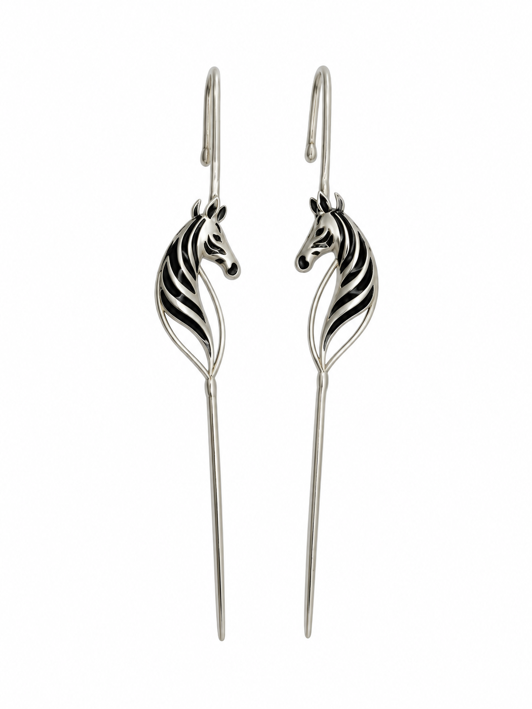 Zebra Duet Ear Pins