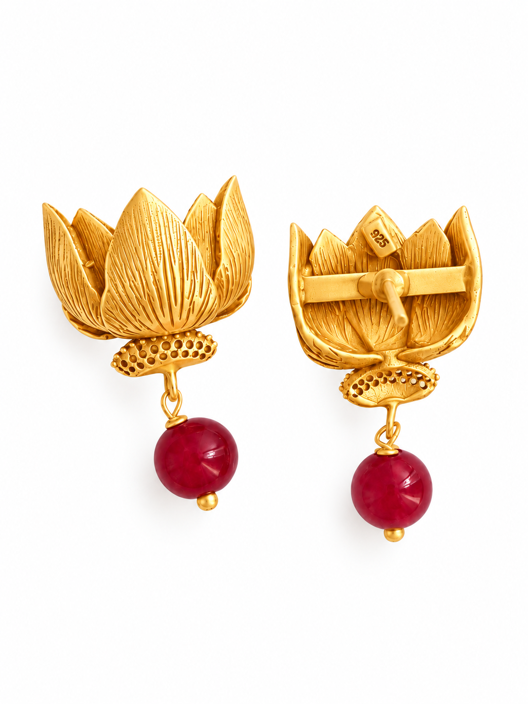 Baobab Earstuds Gold Plated