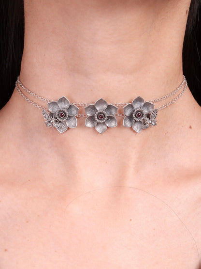 Three Blossoms Necklace