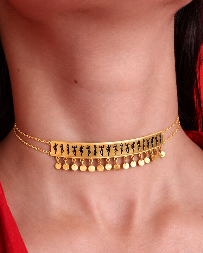 Rhythm of Africa Choker Gold Plated
