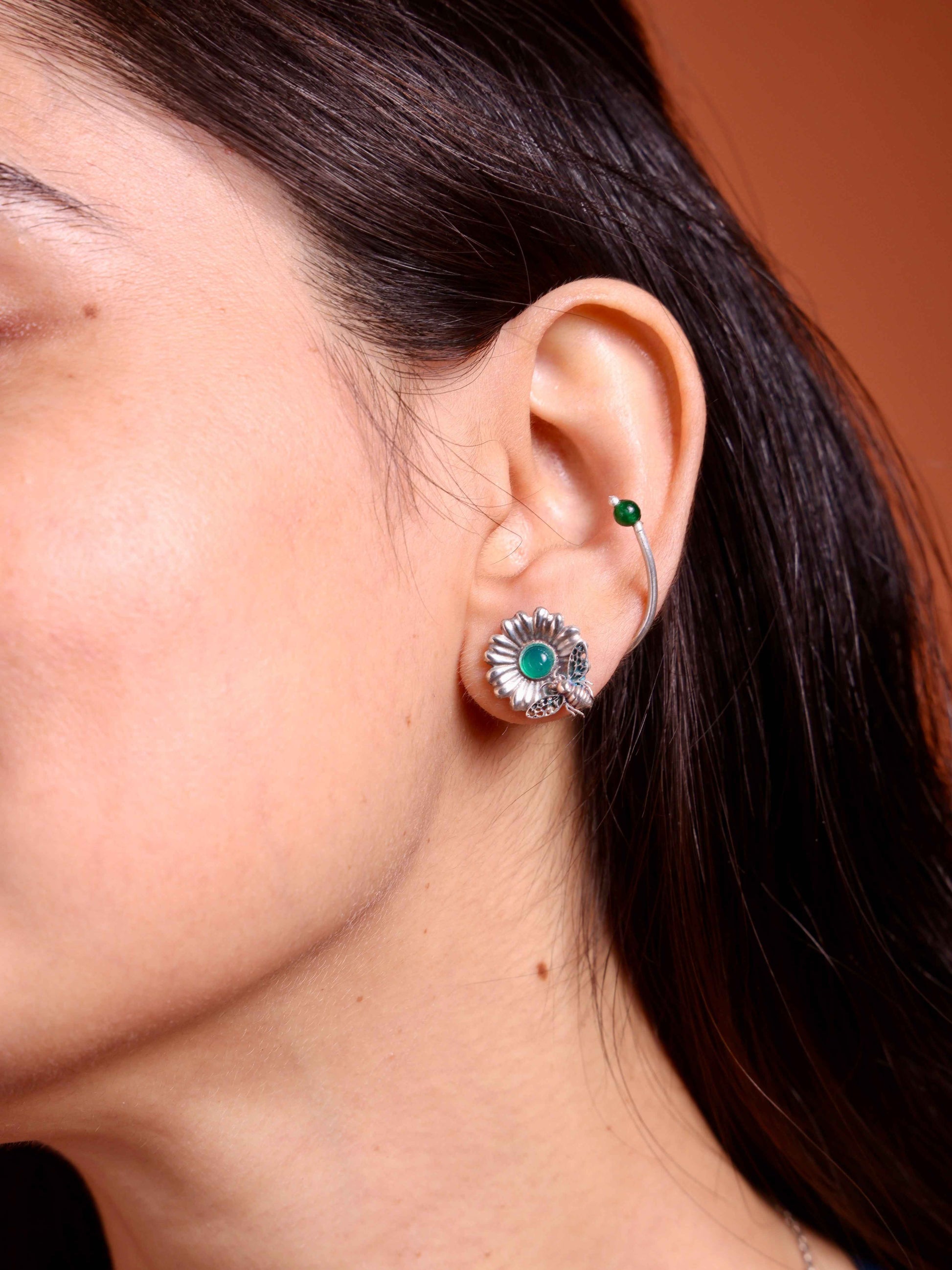Buzzing Blossom Ear Studs