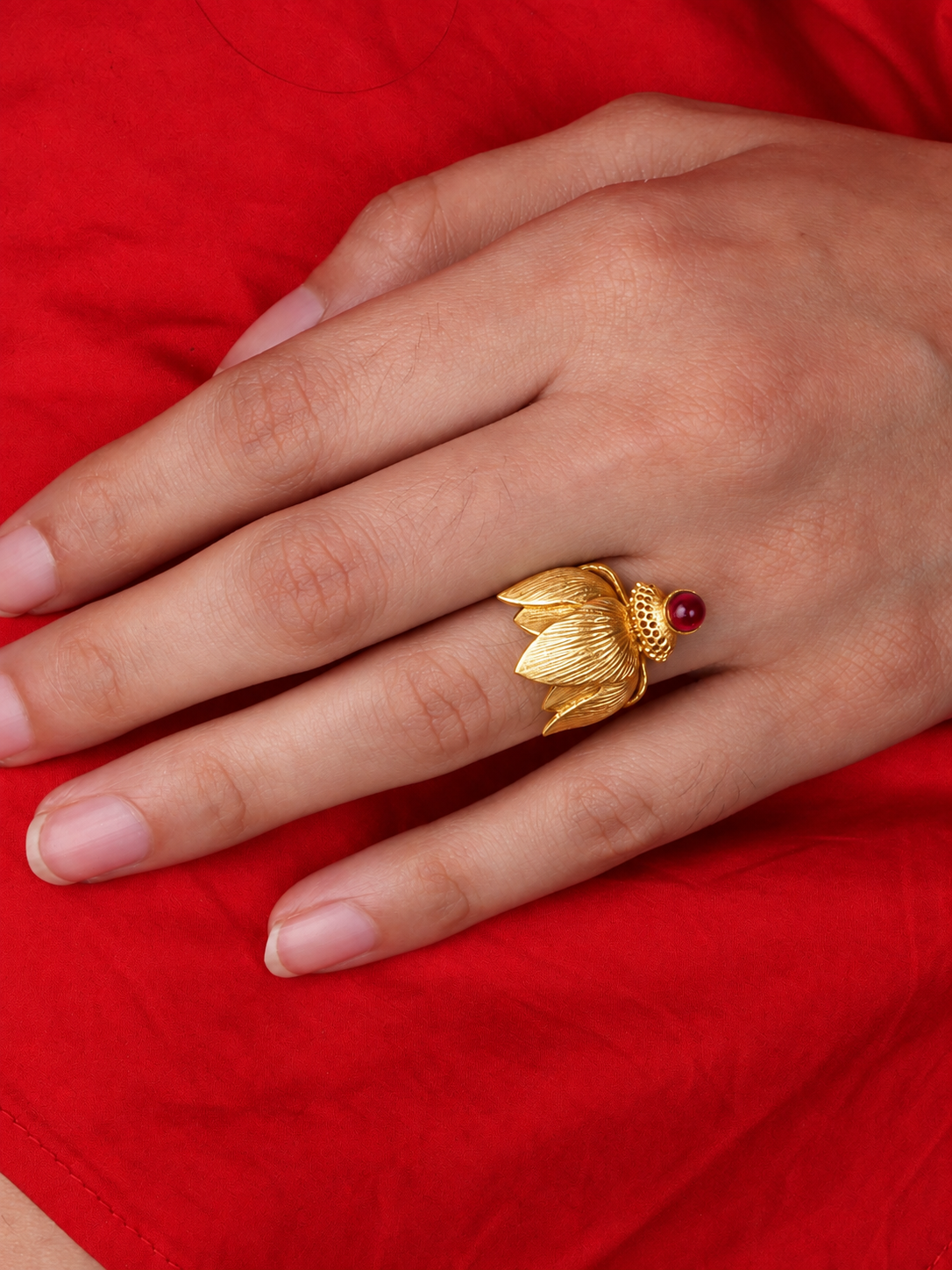 Baobab Ring Gold Plated