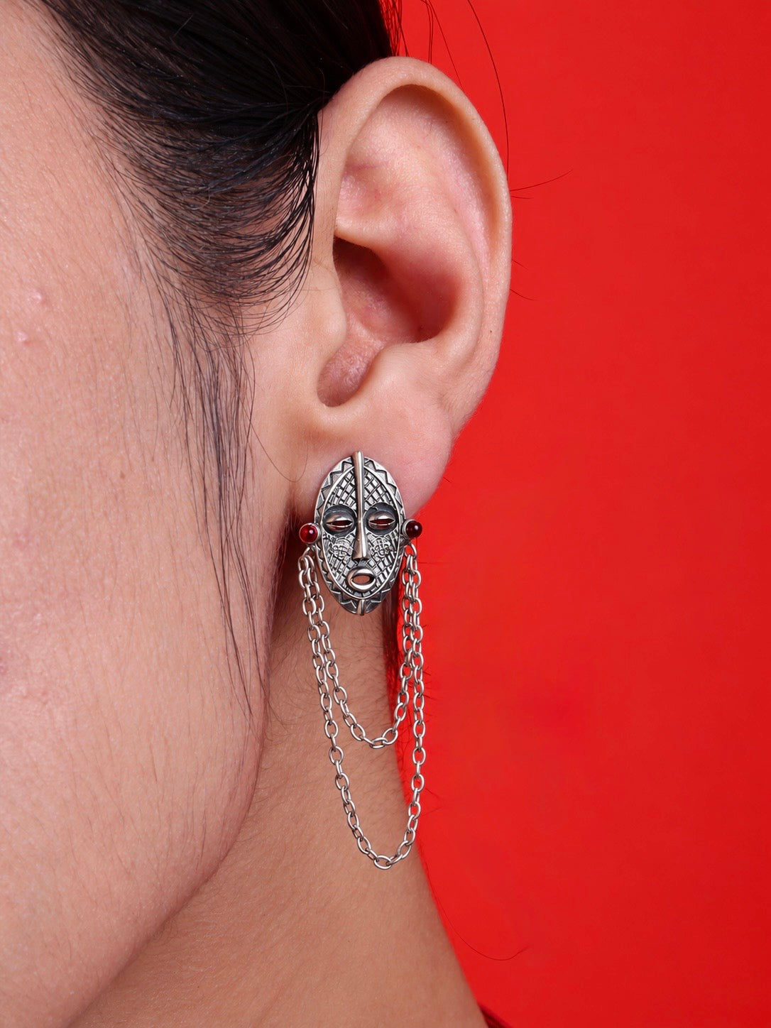 Guardian Mask Earrings