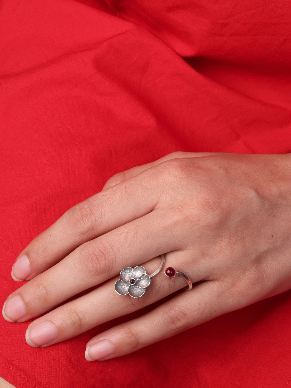African Violet Ring