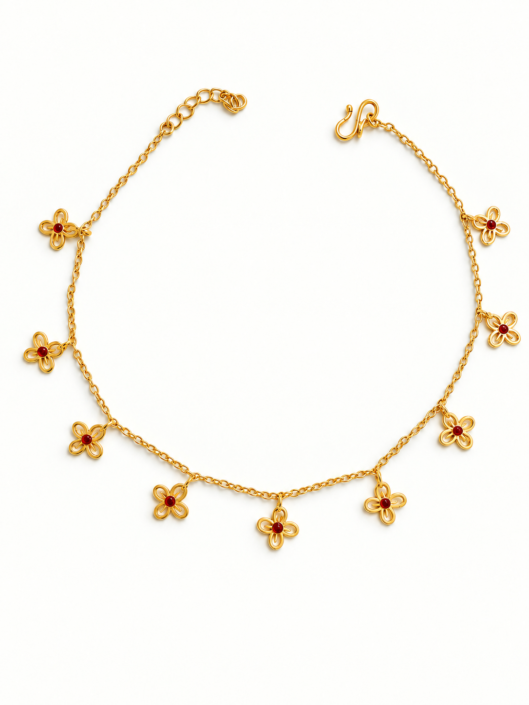 Bese Saka Anklet Gold Plated