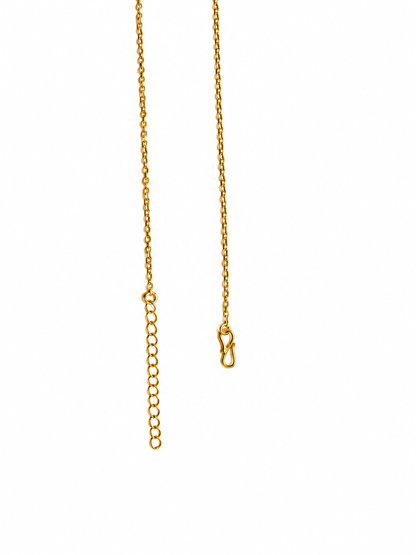 African Cowrie Necklace Gold Plated