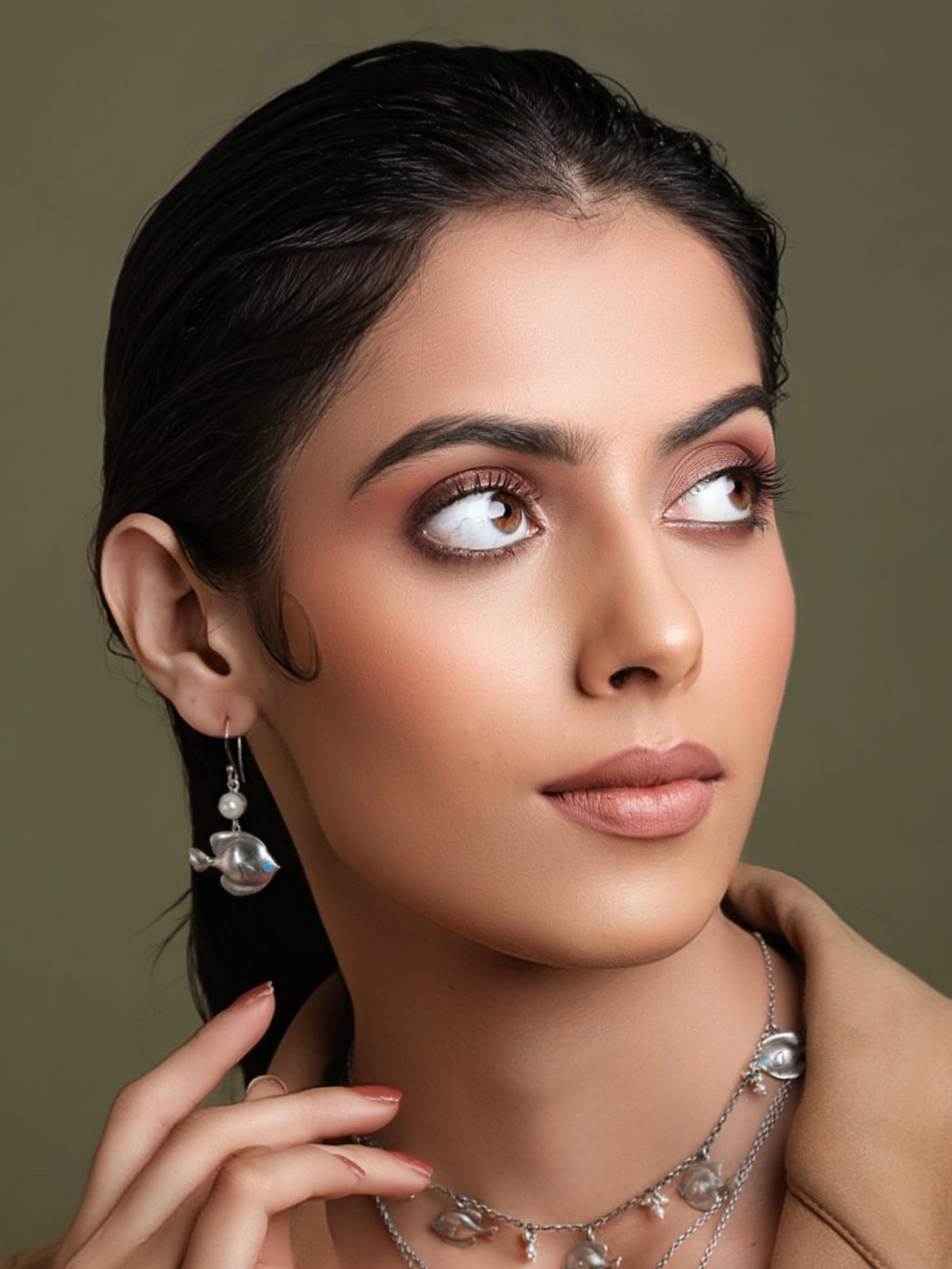 Angel Fish Hook Earrings