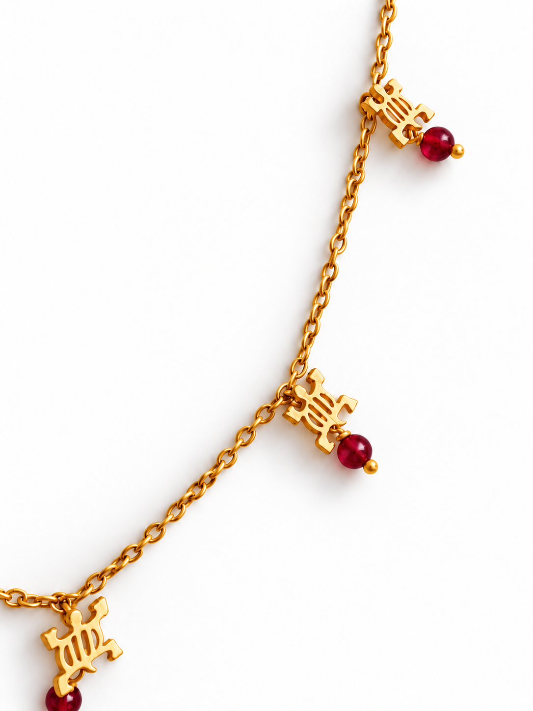 Denkyem Necklace Gold Plated