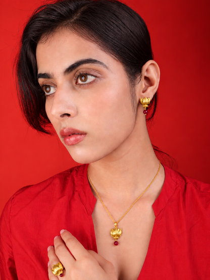 Baobab Necklace Gold Plated