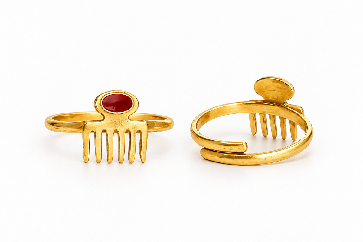 Duafe Toe Rings Gold Plated