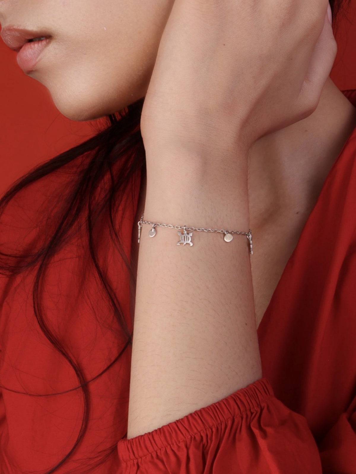 Denkyem Moon Bracelet
