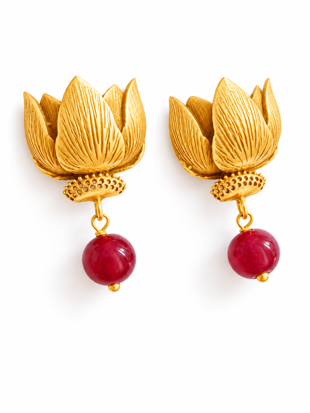 Baobab Earstuds Gold Plated