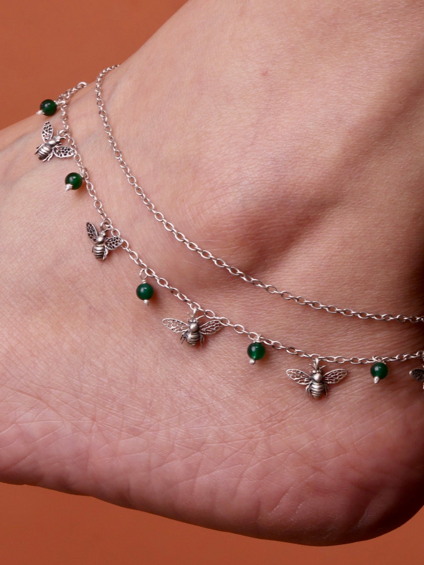 Dancing Bees Anklet