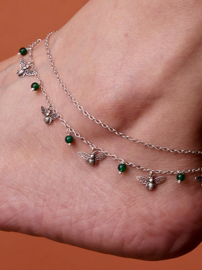 Dancing Bees Anklet