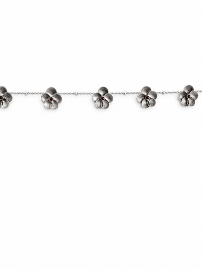 African Violet Necklace