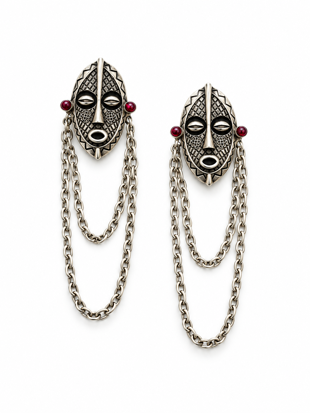 Guardian Mask Earrings
