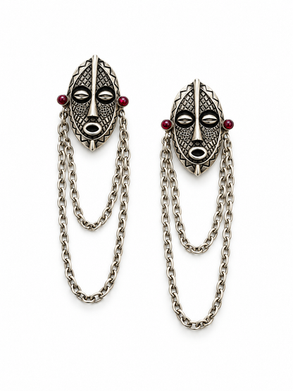 Guardian Mask Earrings