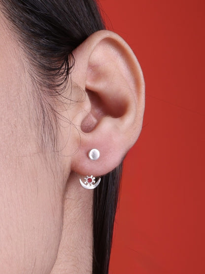 Moon and Star Love Earstuds