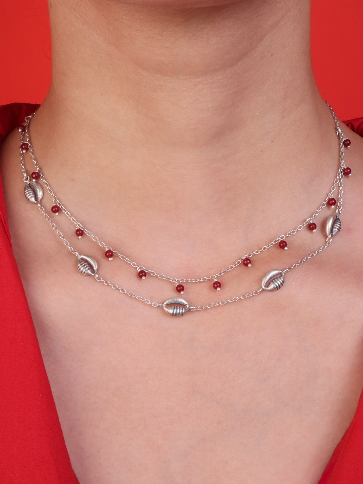 Cowrie Cascade Necklace