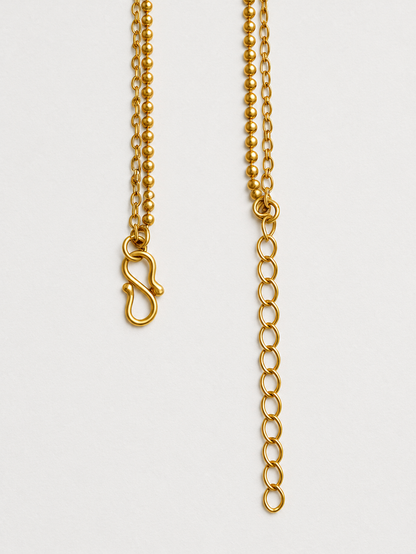 Duafe Asase Necklace Gold Plated