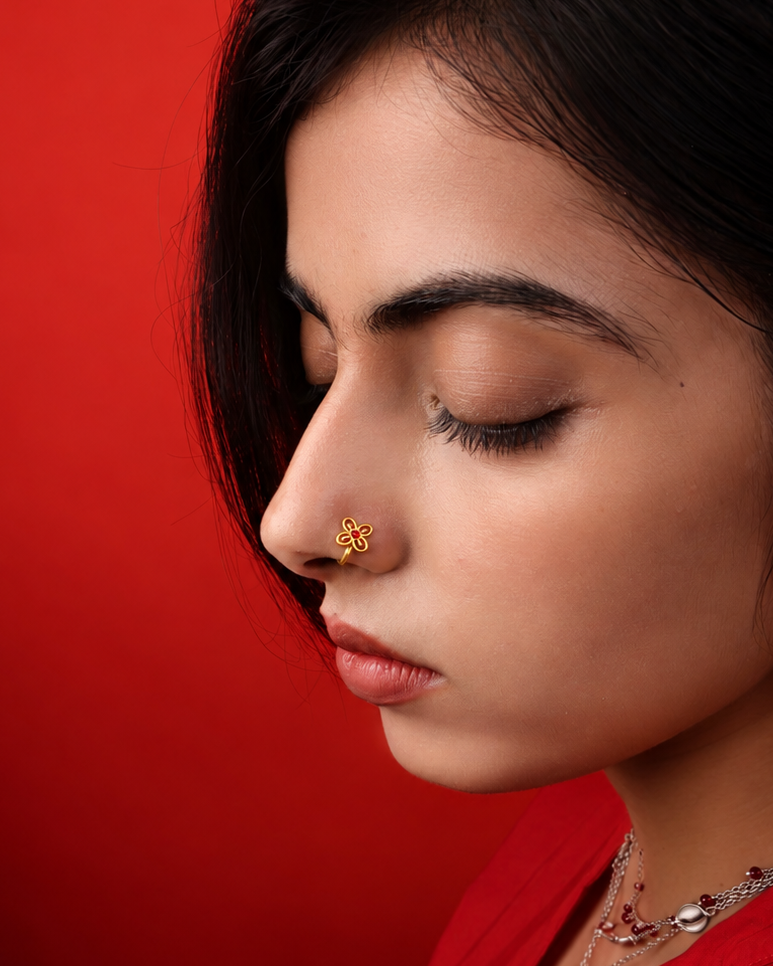 Bese Saka nosepin Gold Plated