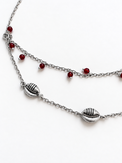 Cowrie Cascade Necklace