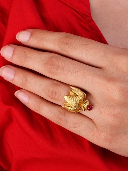 Baobab Ring Gold Plated