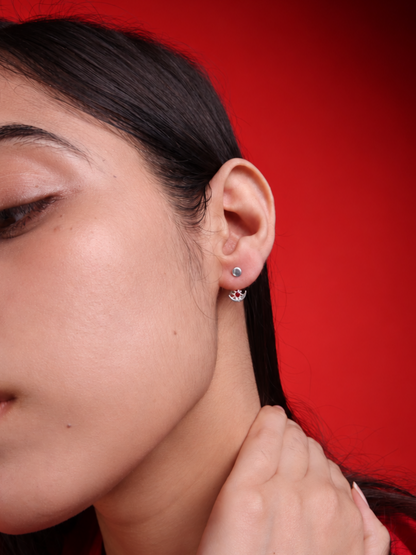 Moon and Star Love Earstuds
