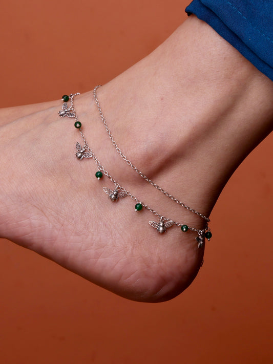 Dancing Bees Anklet