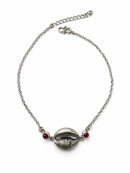 African Cowrie Anklet