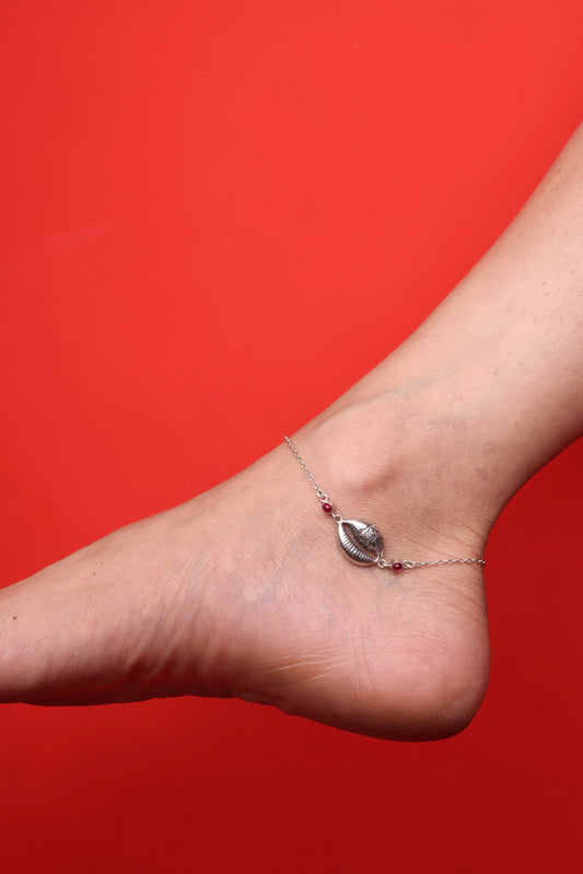 African Cowrie Anklet