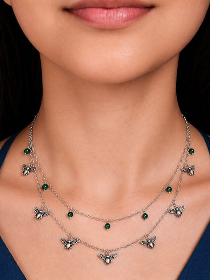 Dancing Bees Necklace
