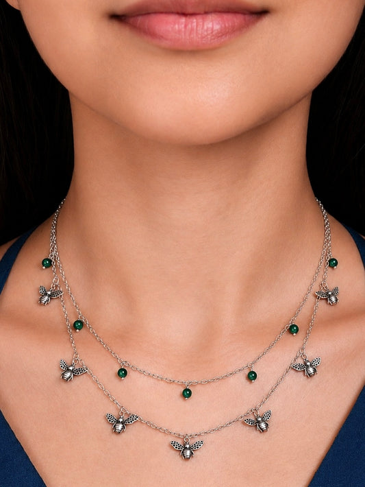 Dancing Bees Necklace