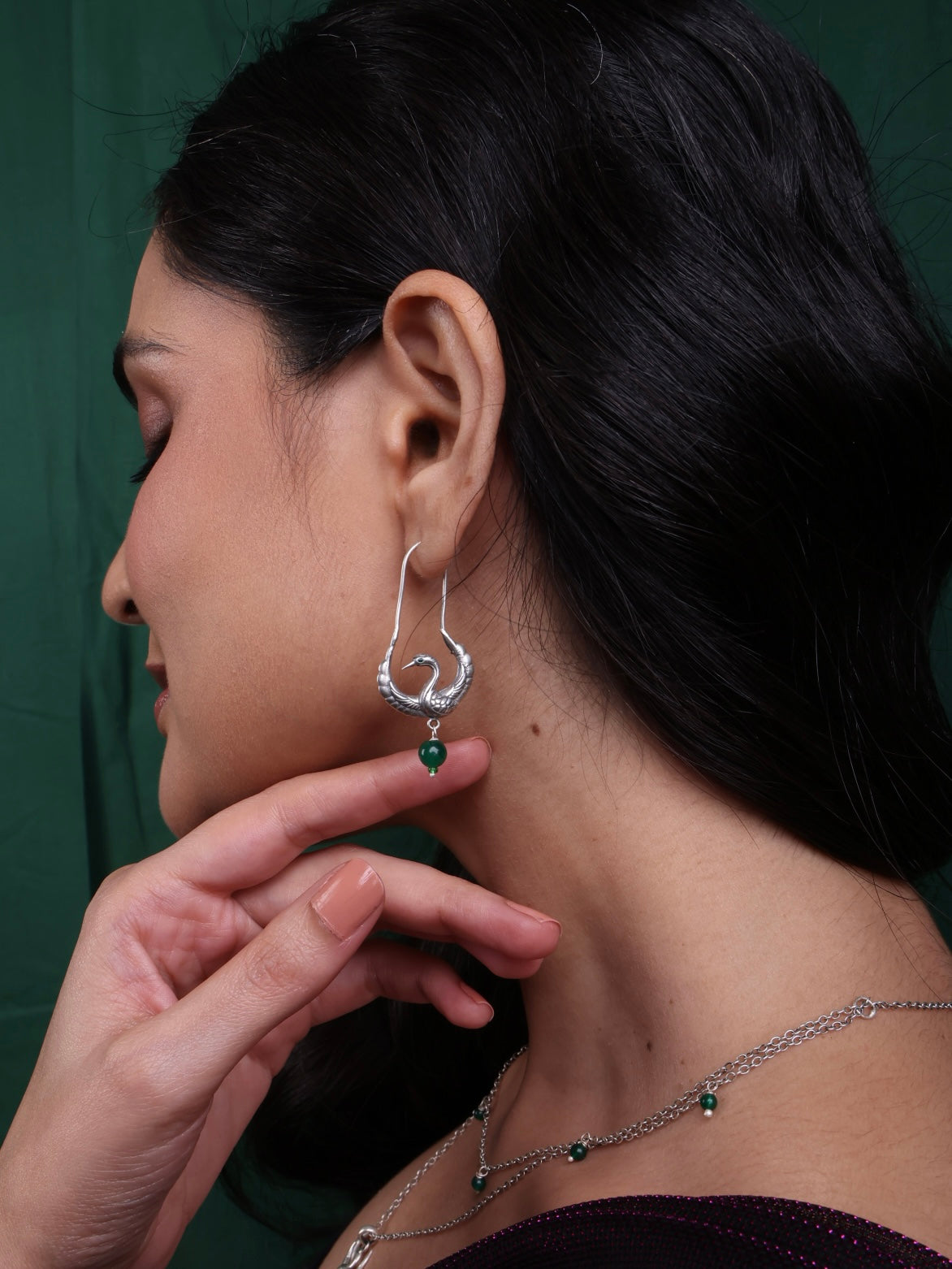 Grus Hook Earrings