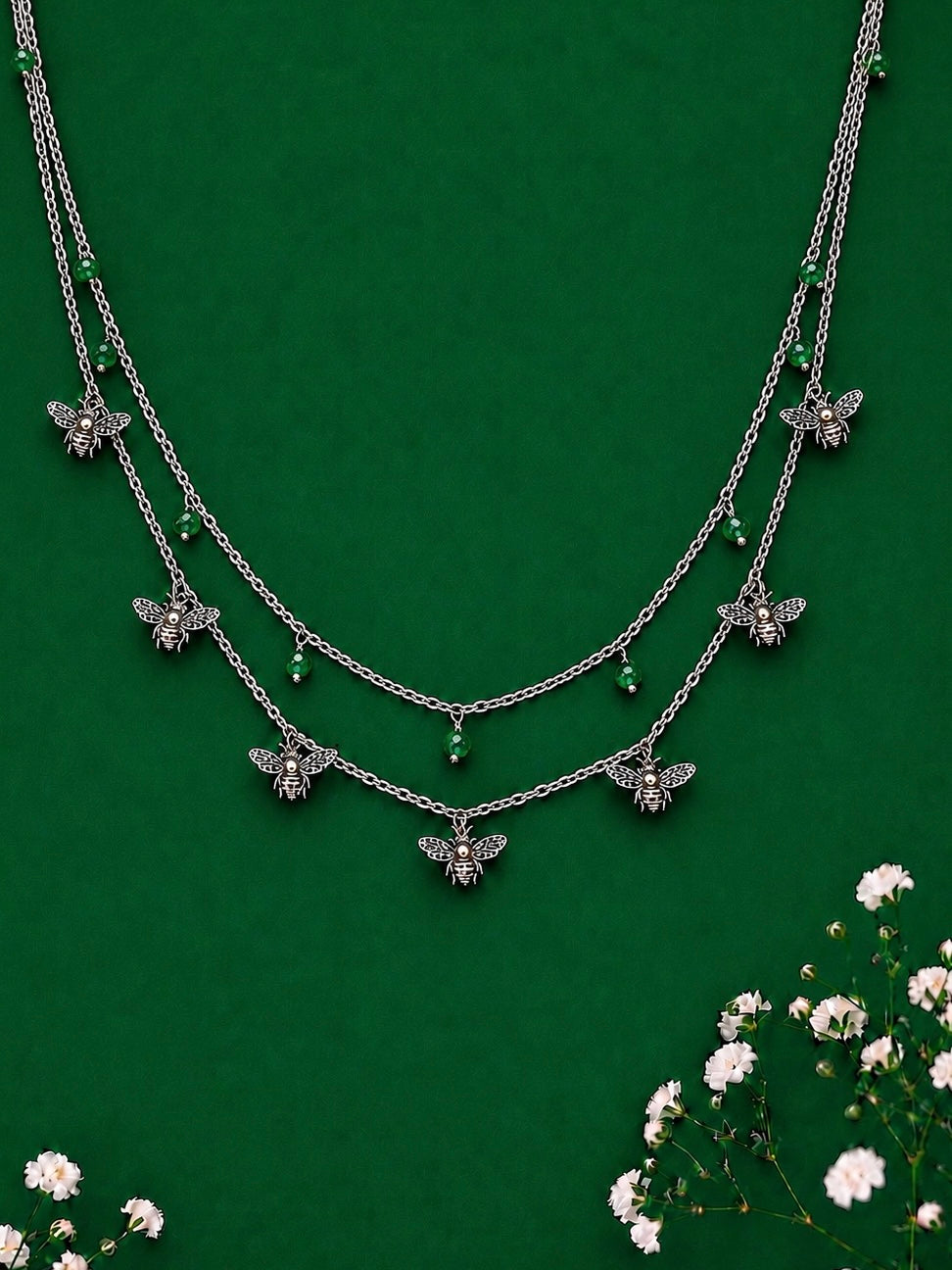 Dancing Bees Necklace