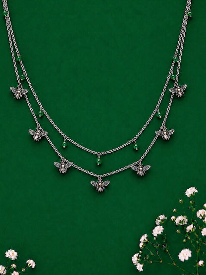 Dancing Bees Necklace