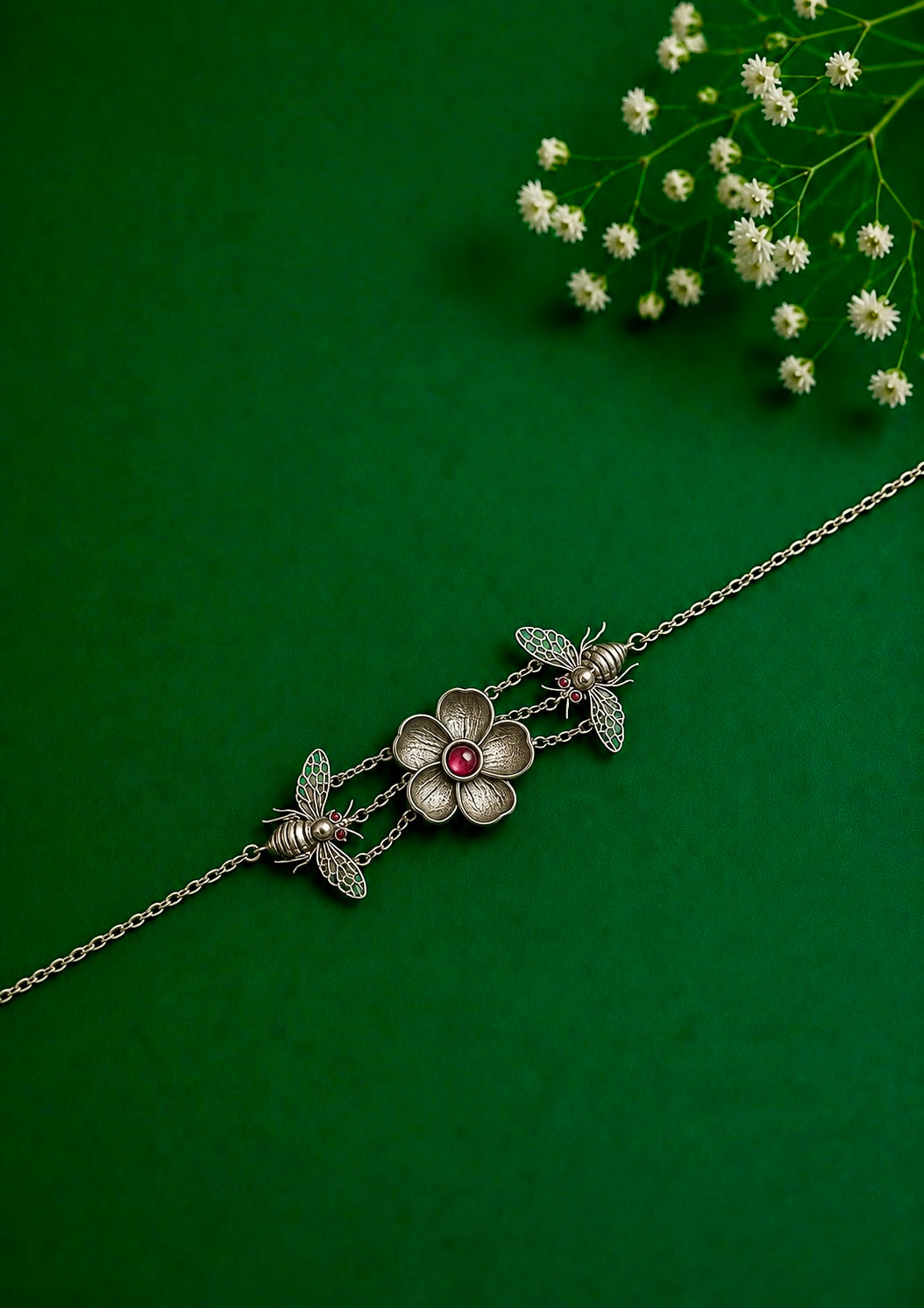 Wild Flower and Bee Choker