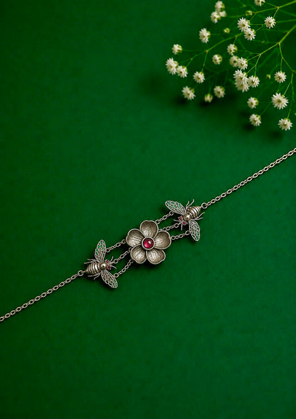 Wild Flower and Bee Choker