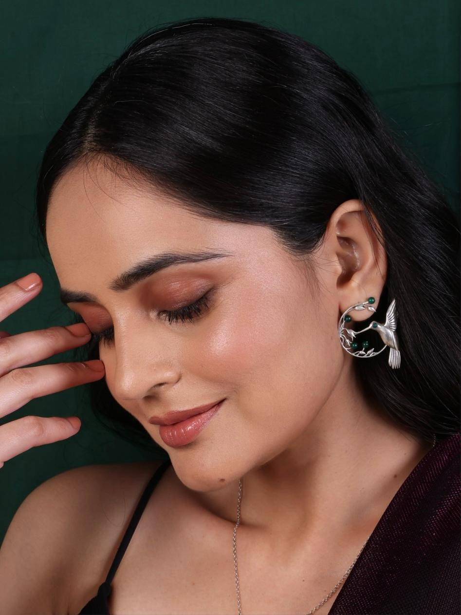 Hummingbird Ear Studs