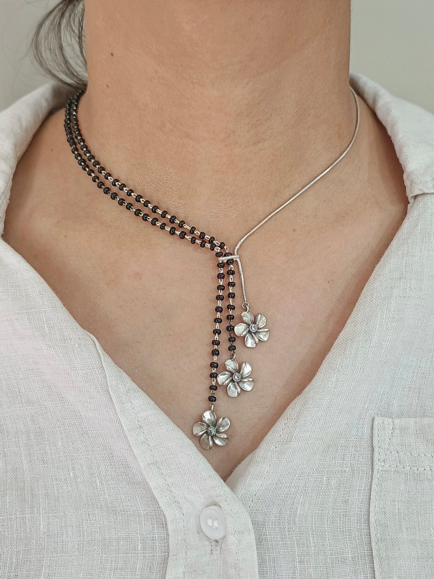 Frangipani whisper Mangalsutra