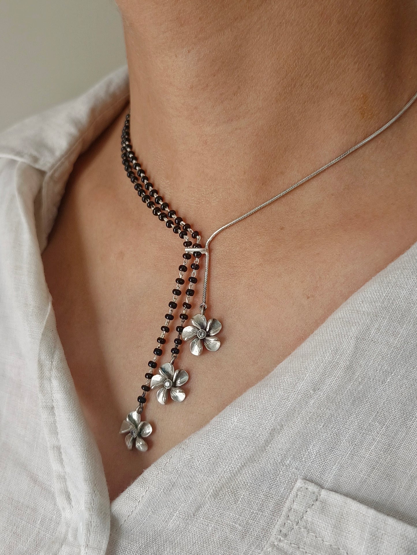 Frangipani whisper Mangalsutra