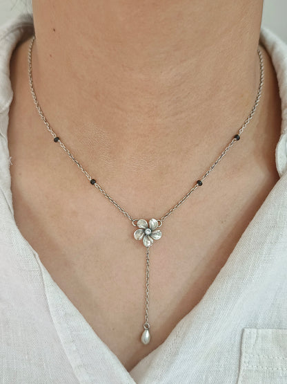 Plumeria Thread Mangalsutra