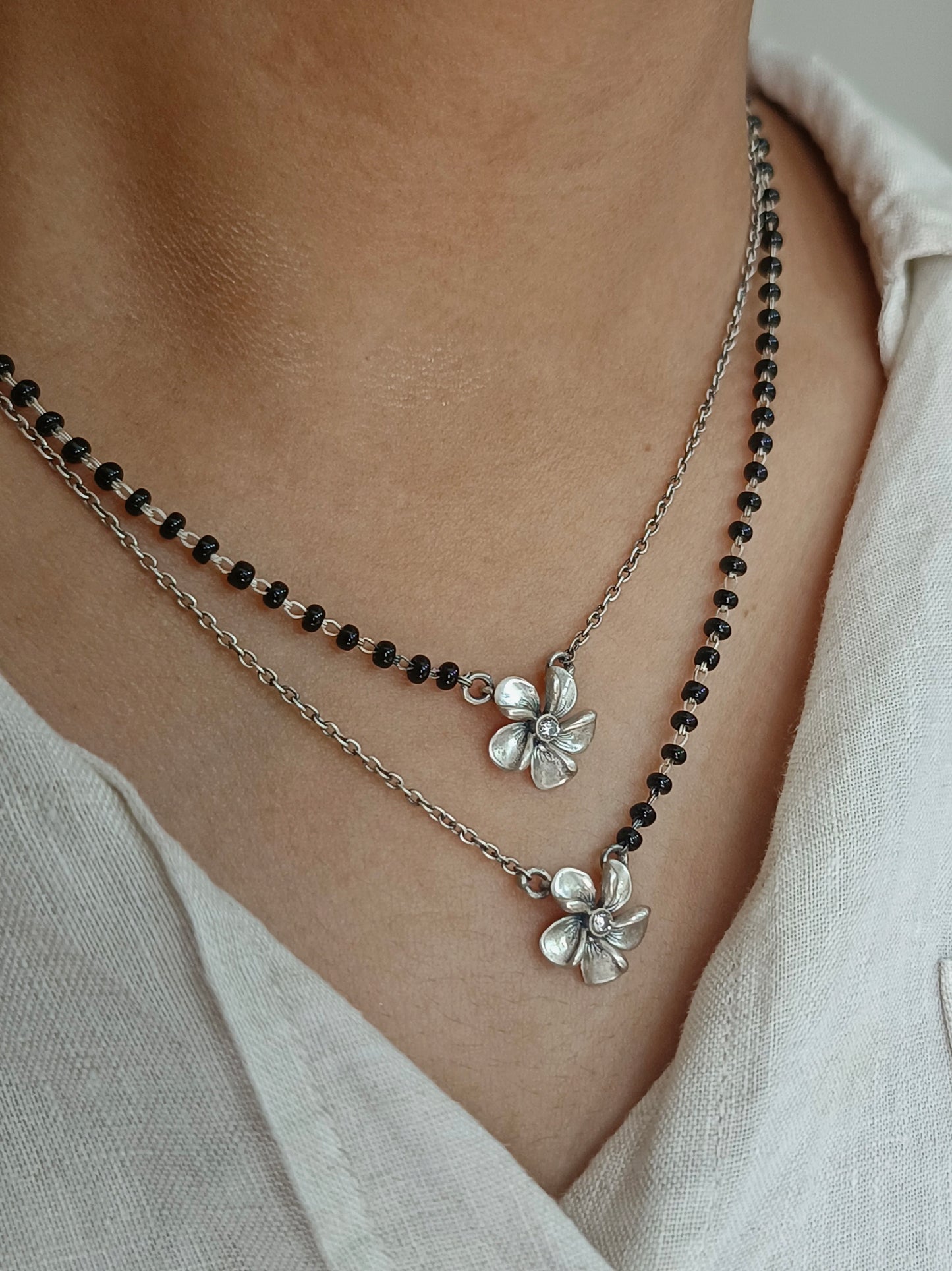 Plumeria Promise Mangalsutra