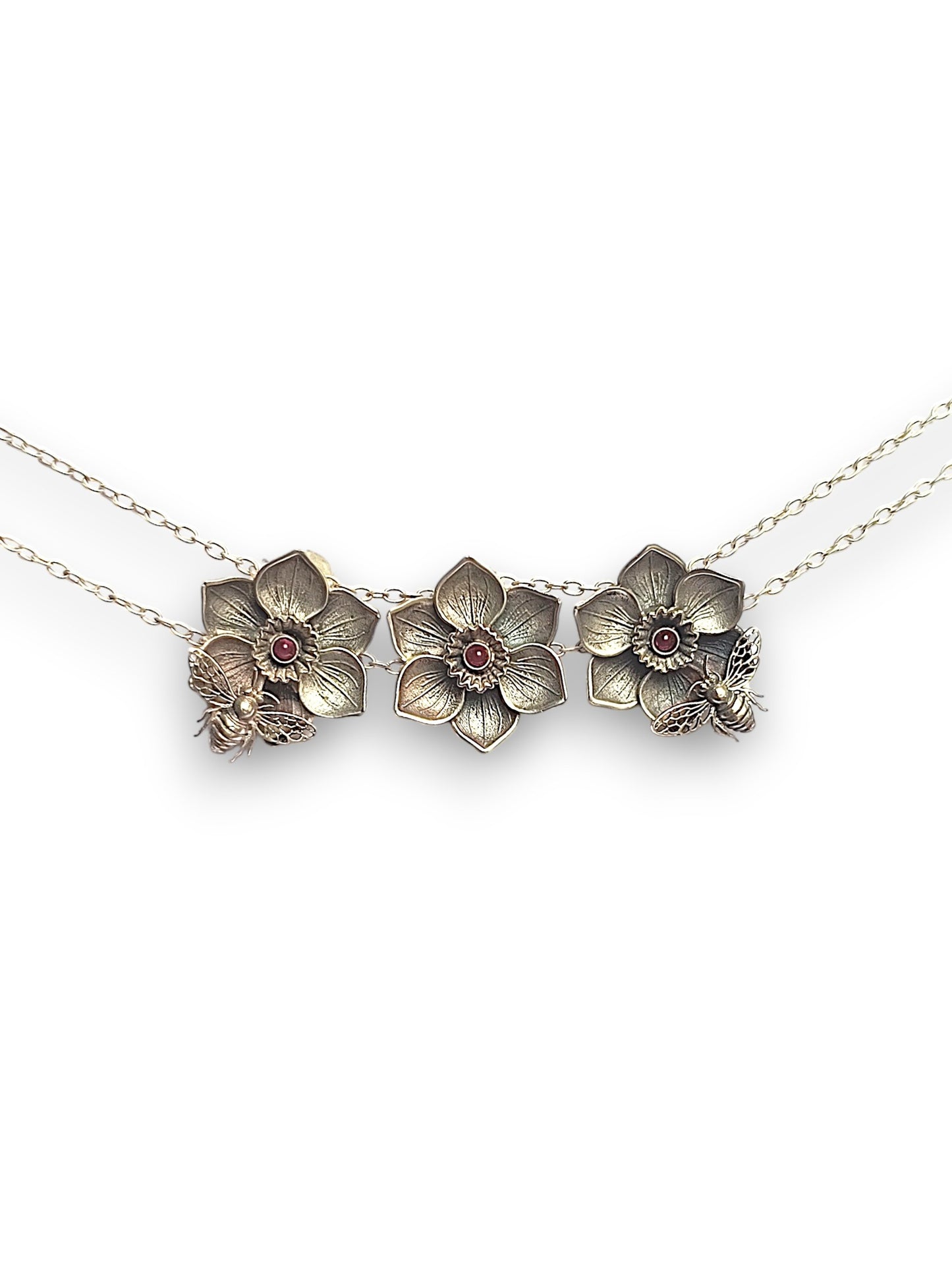 Three Blossoms Necklace