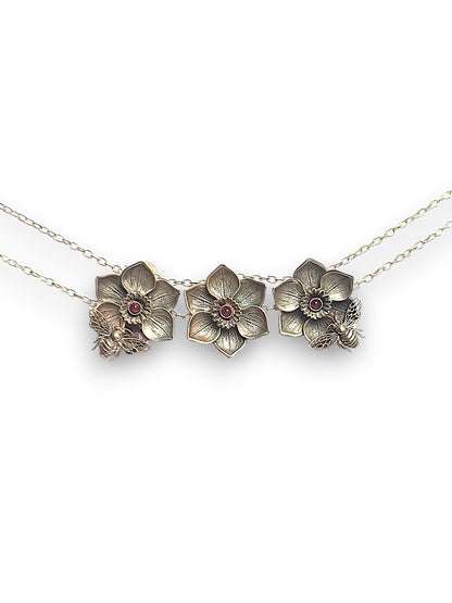 Three Blossoms Necklace