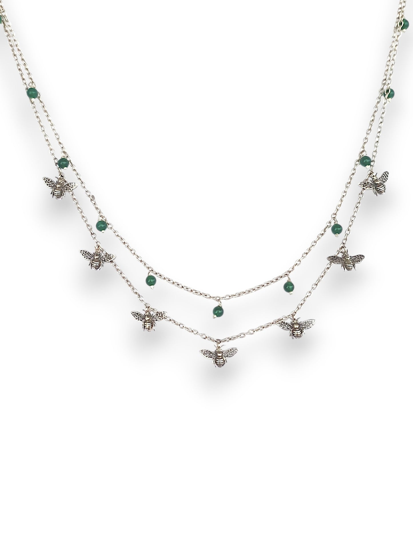 Dancing Bees Necklace